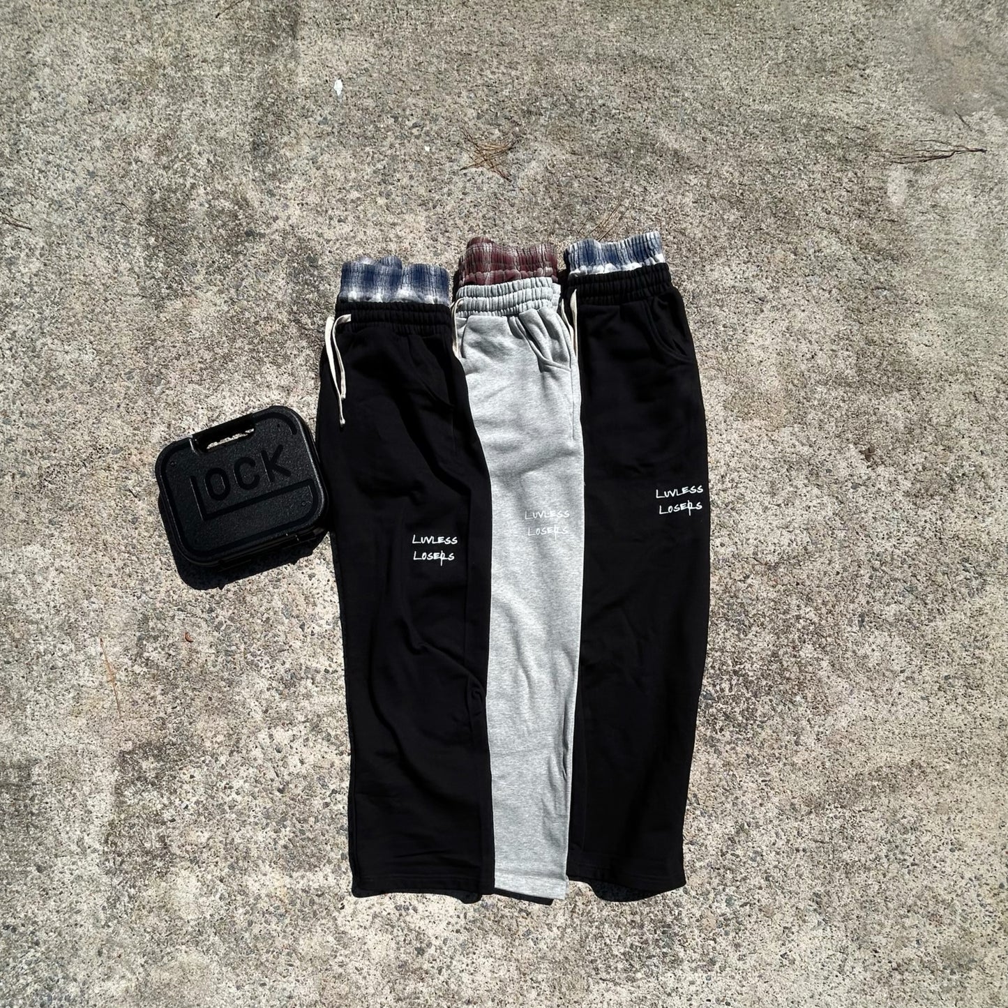 "BOXER" SWEATS HEAVYWEIGHT * DOUBLE WAIST*