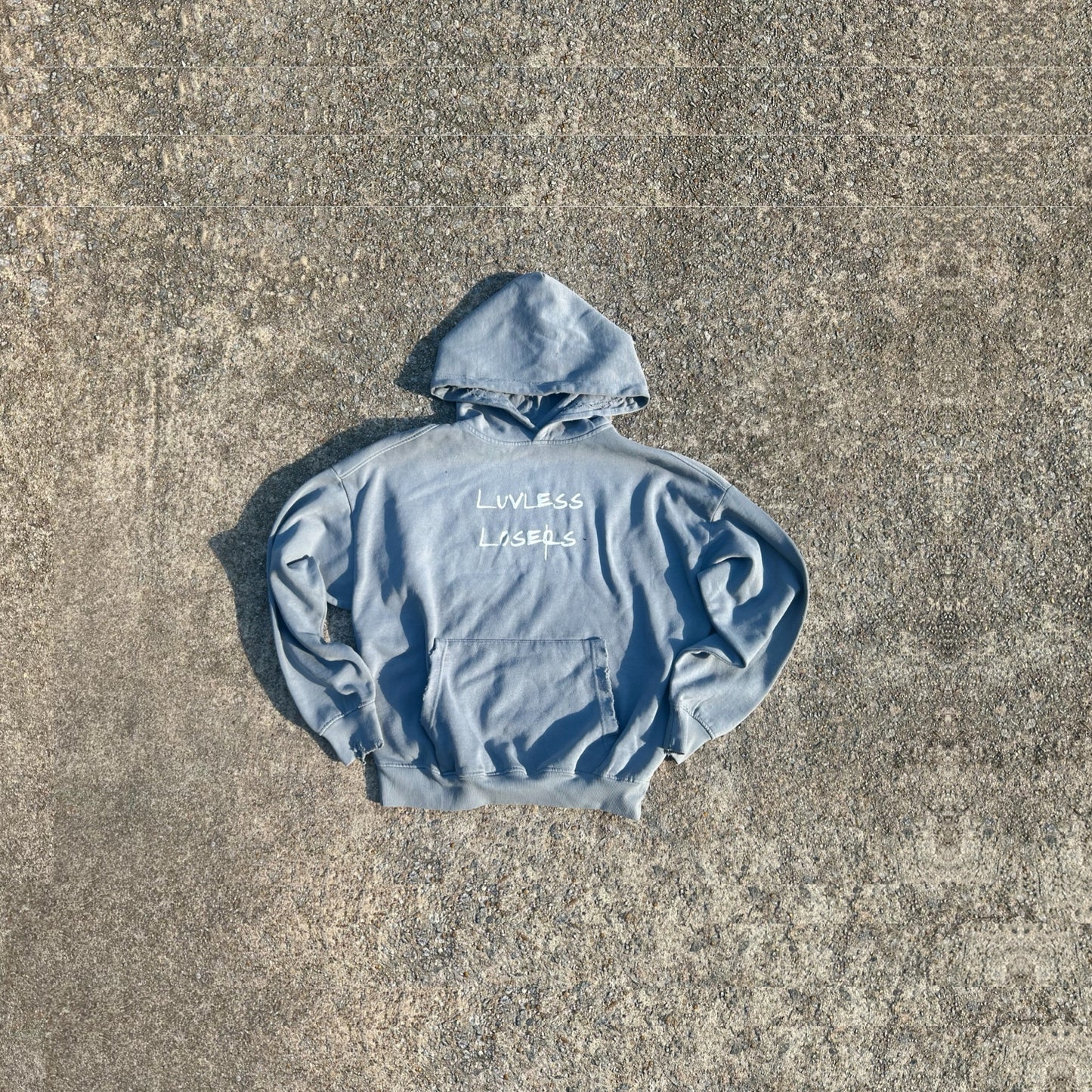 “BOYFRIEND” LIGHT DISTRESSED HOODIE *UNISEX*