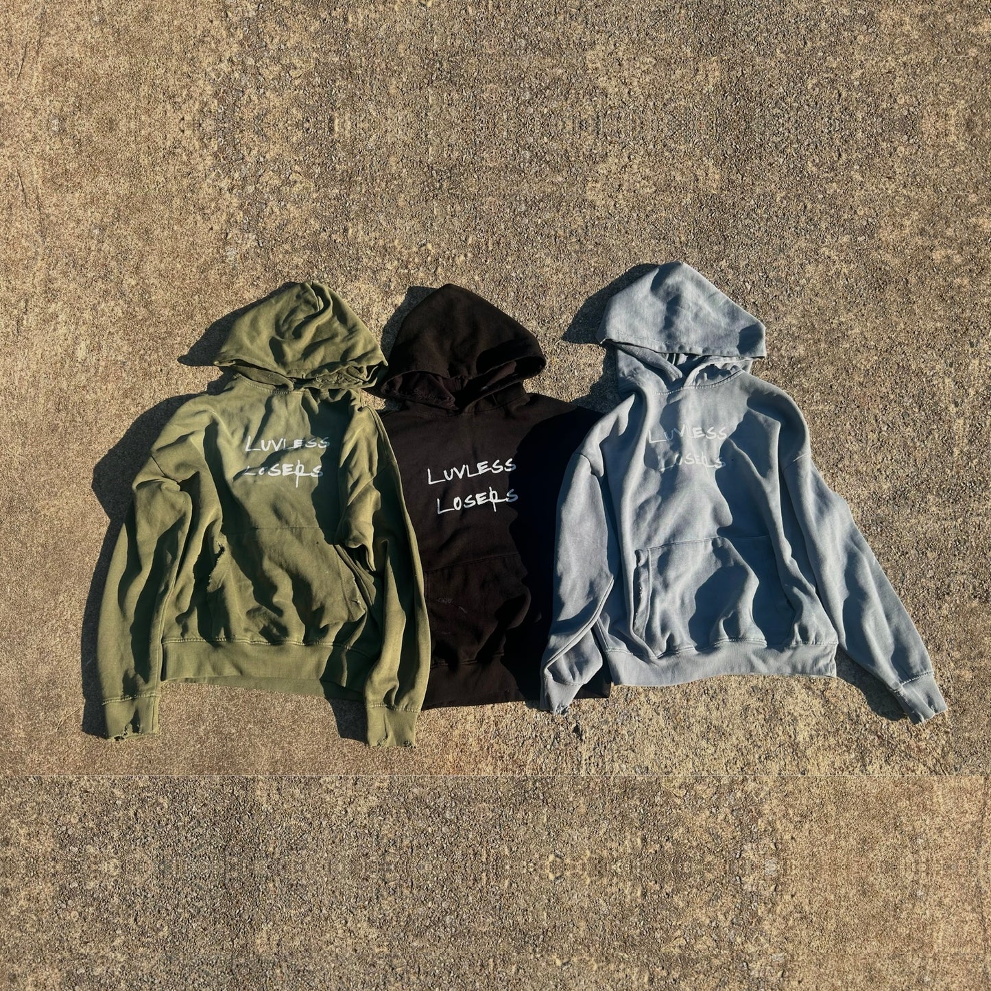“BOYFRIEND” LIGHT DISTRESSED HOODIE *UNISEX*